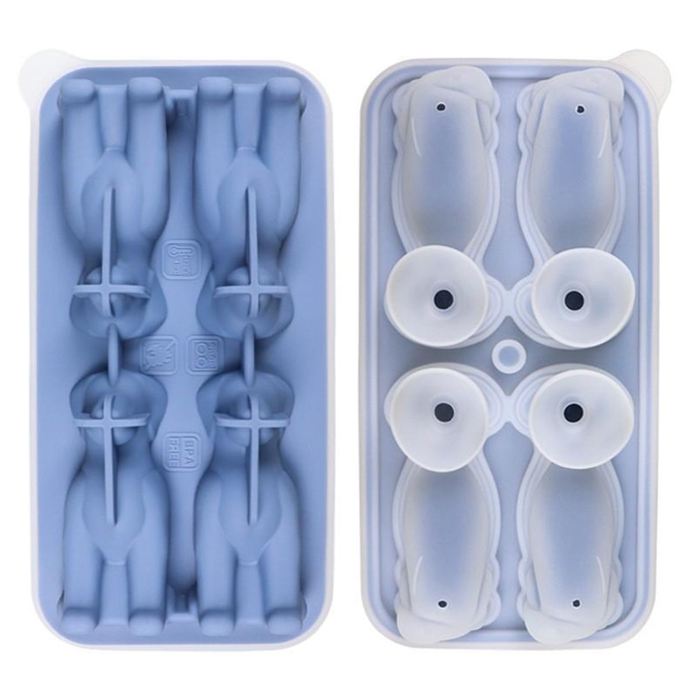 3D Dog Ice Mold Silicone Tray For Drinks Cocktails 1