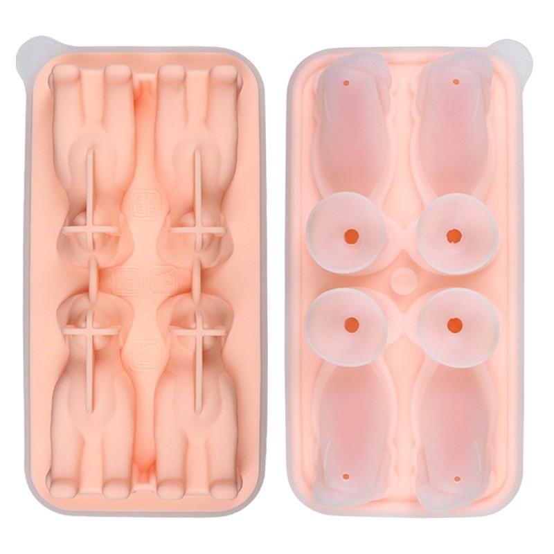 3D Dog Ice Mold Silicone Tray For Drinks Cocktails 11