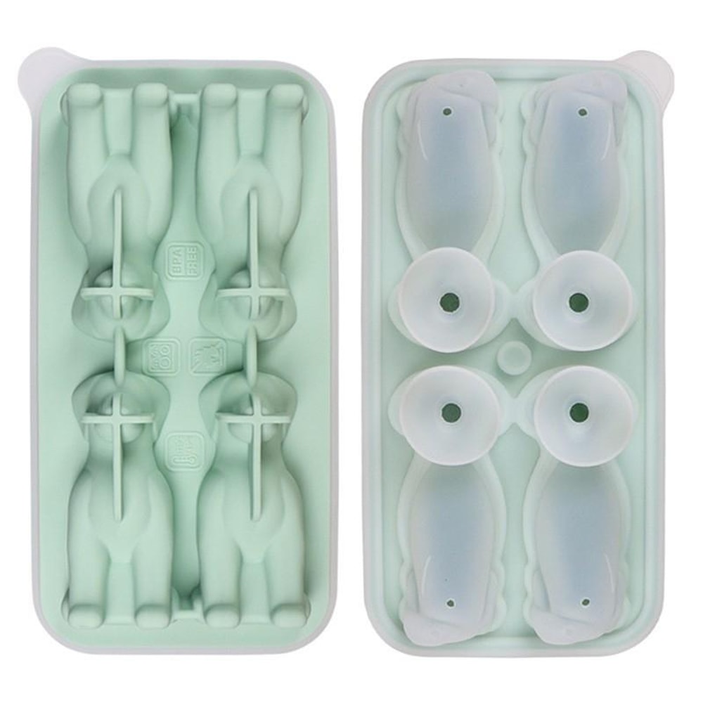 3D Dog Ice Mold Silicone Tray For Drinks Cocktails 10