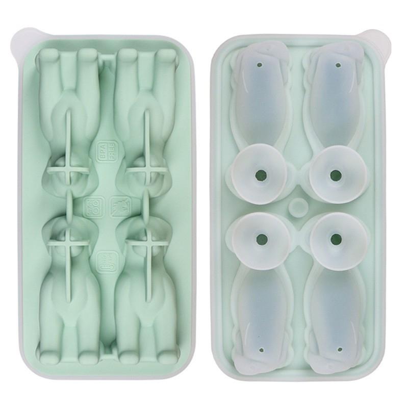 3D Dog Ice Mold Silicone Tray For Drinks Cocktails 10