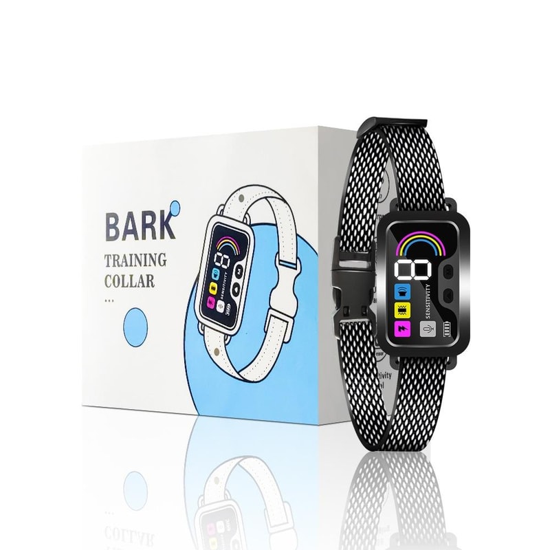 Smart Color Screen Dog Bark Trainer Collar With Adjustable Anti Bark Control 8