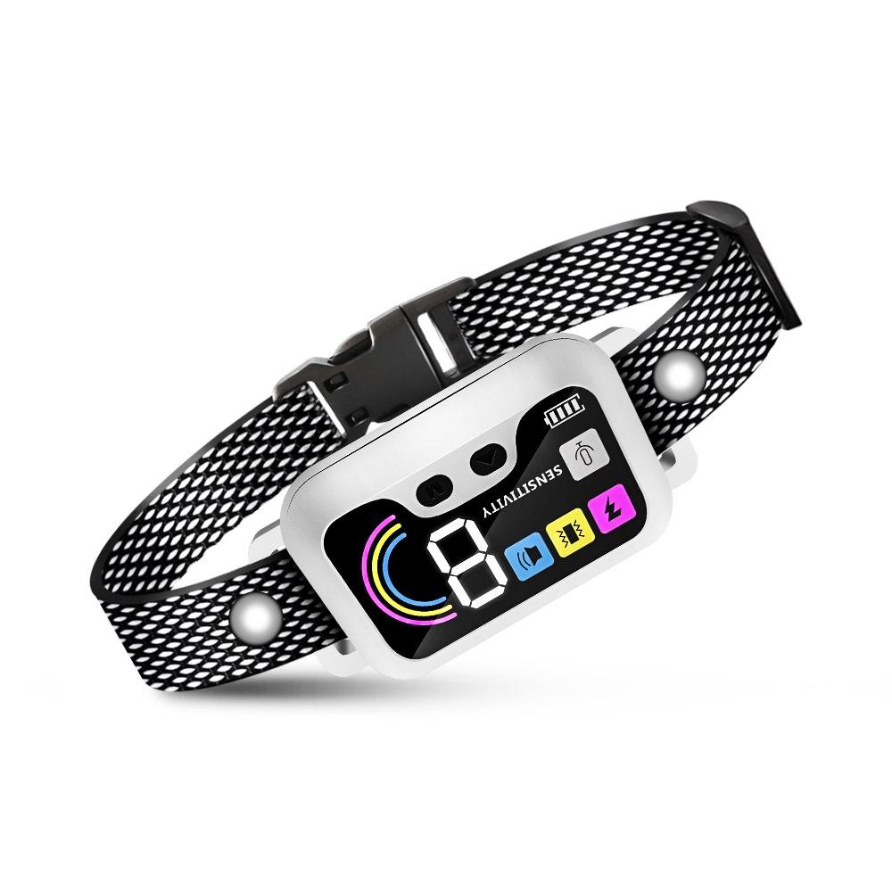 Smart Color Screen Dog Bark Trainer Collar With Adjustable Anti Bark Control 9