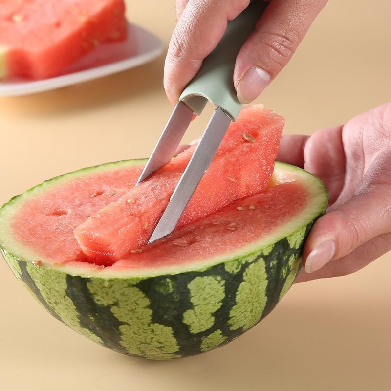 Premium 3 In 1 Watermelon Cutter Fruit Slicer Tool 2