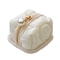 Beige Compact Earphone Storage & Coin Storage Bag, Durable Mini Pouch