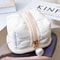 Beige Compact Earphone Storage & Coin Storage Bag, Durable Mini Pouch