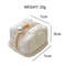 Beige Compact Earphone Storage & Coin Storage Bag, Durable Mini Pouch
