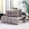Premium 3 Piece Bamboo Cotton Towel Set Soft Plush Absorbent Towels 0