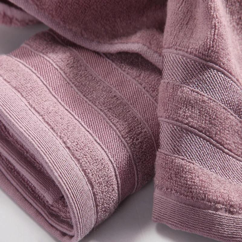 Premium 3 Piece Bamboo Cotton Towel Set Soft Plush Absorbent Towels 5