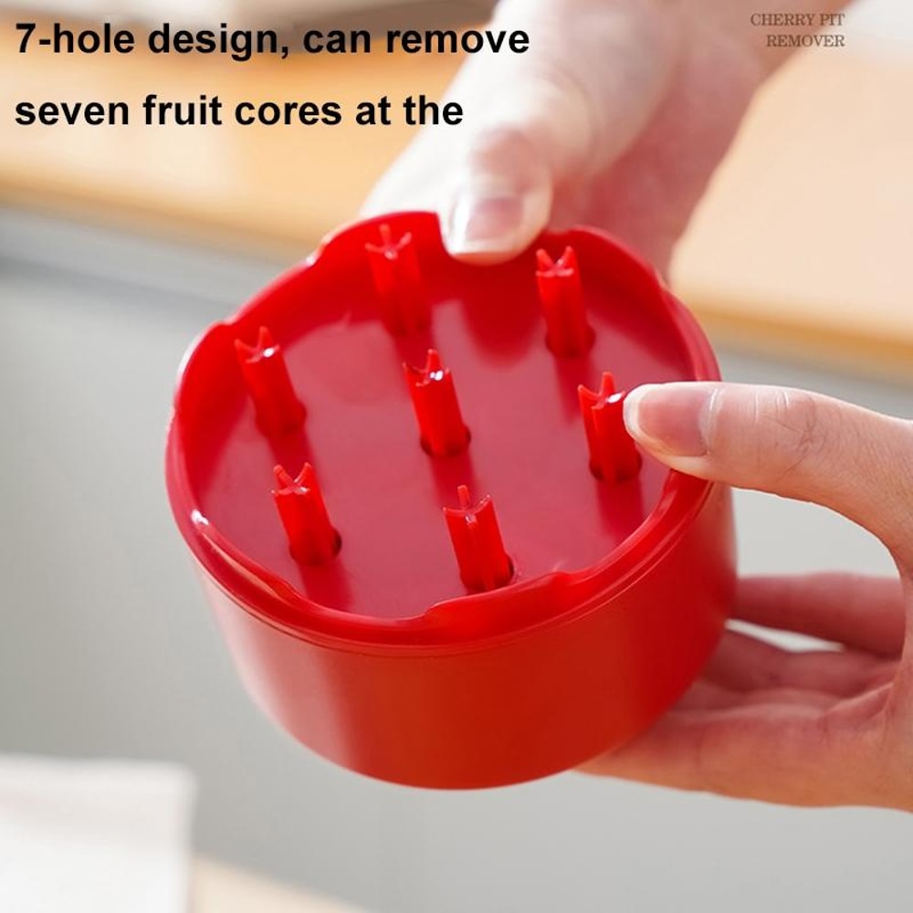 Seven Hole Cherry And Date Core Remover Easy Clean Fast 5