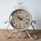 Vintage Retro Iron Clock, Silent Table & Living Room Decor Clock
