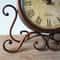 Vintage Retro Iron Clock, Silent Table & Living Room Decor Clock