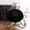 Vintage Retro Iron Clock, Silent Table & Living Room Decor Clock