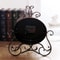 Vintage Retro Iron Clock, Silent Table & Living Room Decor Clock