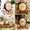 Vintage Retro Iron Clock, Silent Table & Living Room Decor Clock