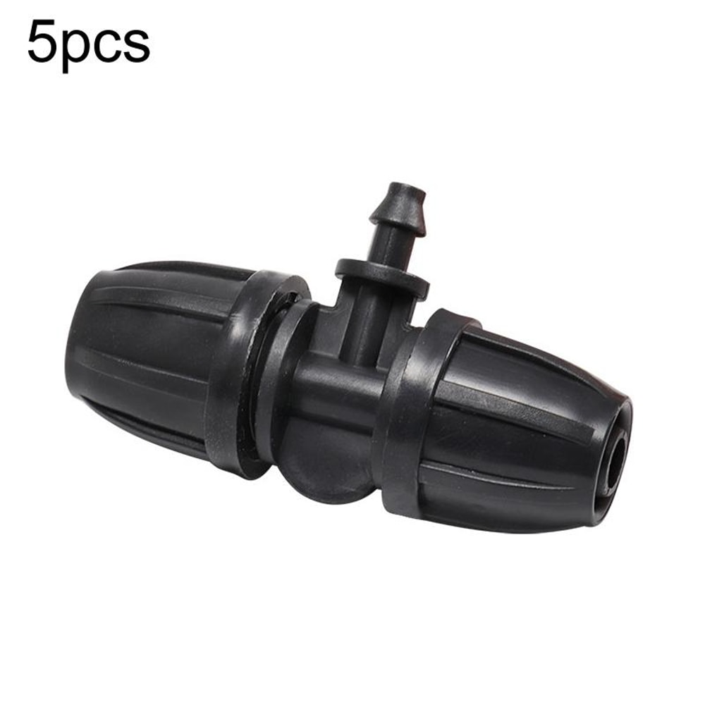 Premium Drip Irrigation 3 Way Hose Connector Fittings 5PCS 1