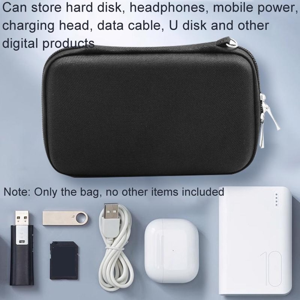 Premium EVA Cable Digital Storage Case Hard Shell Electronics Organizer 7