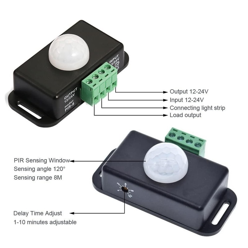 Premium PIR Motion Sensor LED Controller with Adjustable Timer