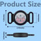 AirTag Pet Collar Silicone Protective Case Waterproof AirTag Pet Tracker Holder 3