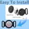 AirTag Pet Collar Silicone Protective Case Waterproof AirTag Pet Tracker Holder 4