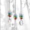 Crystal Hanging Decor Set DIY Bead Pendant For Home Wedding Car 3