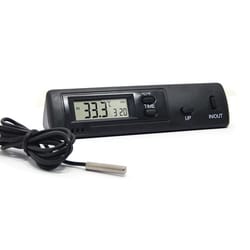 smart dual display indoor outdoor thermometer with temperature probe
