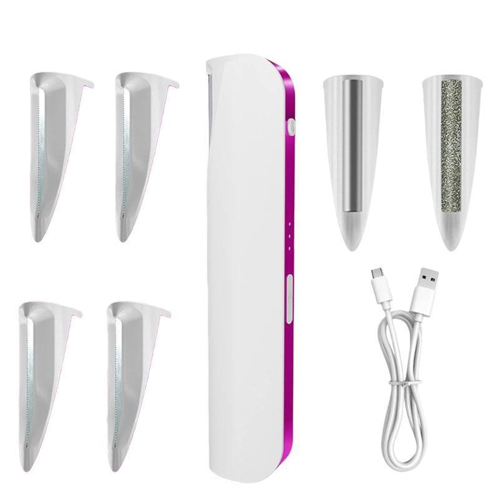 Premium Rechargeable LED Electric Facial Hair Remover Eyebrow Trimmer 0