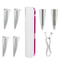 Premium Rechargeable LED Electric Facial Hair Remover Eyebrow Trimmer 0