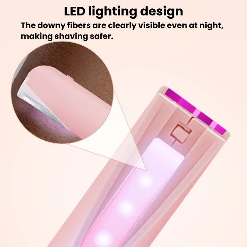 Premium Rechargeable LED Electric Facial Hair Remover Eyebrow Trimmer 6