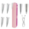 Premium Rechargeable LED Electric Facial Hair Remover & Eyebrow Trimmer