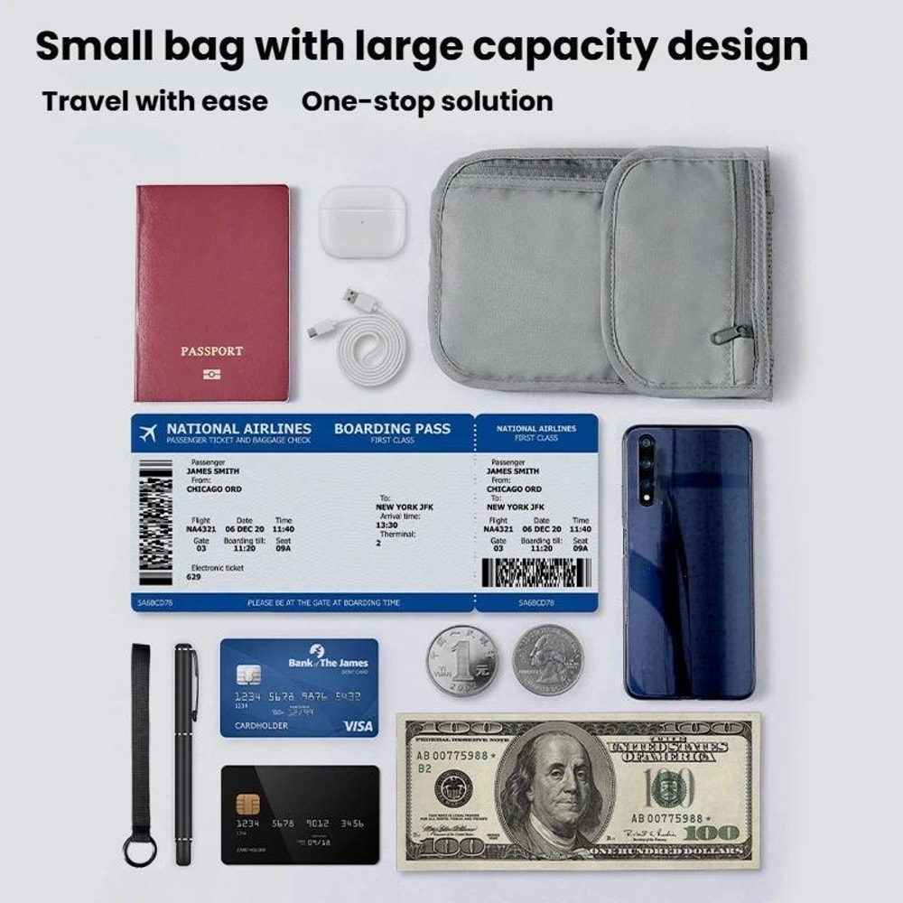 RFID Anti Theft Waist Pack & Crossbody Travel Bag