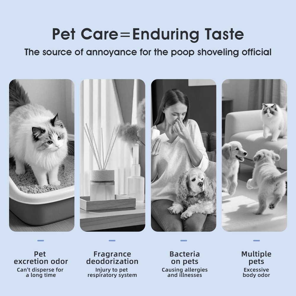 Plasma Pet Odor Purifier & Deodorizer, Portable pet odor eliminator