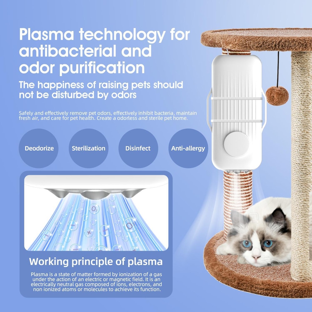 Plasma Pet Odor Purifier & Deodorizer, Portable pet odor eliminator