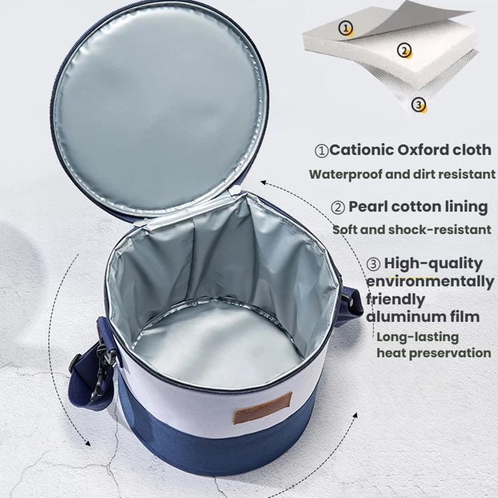 Premium Insulated Picnic & Lunch Cooler Bag with Waterproof Oxford
