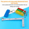 Premium Portable Folding Measuring Ruler Compact Keychain Precision Tool 4