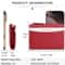 Stylish Women Color Block Compact PU Wallet Slim Leather Card Holder Zipper Purse 7