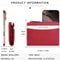 Stylish Women Color Block Compact PU Wallet Slim Leather Card Holder Zipper Purse 7