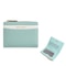 Stylish Women Color Block Compact PU Wallet Slim Leather Card Holder Zipper Purse 9