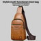 Water Resistant Men Chest Bag Lightweight Crossbody Backpack 3