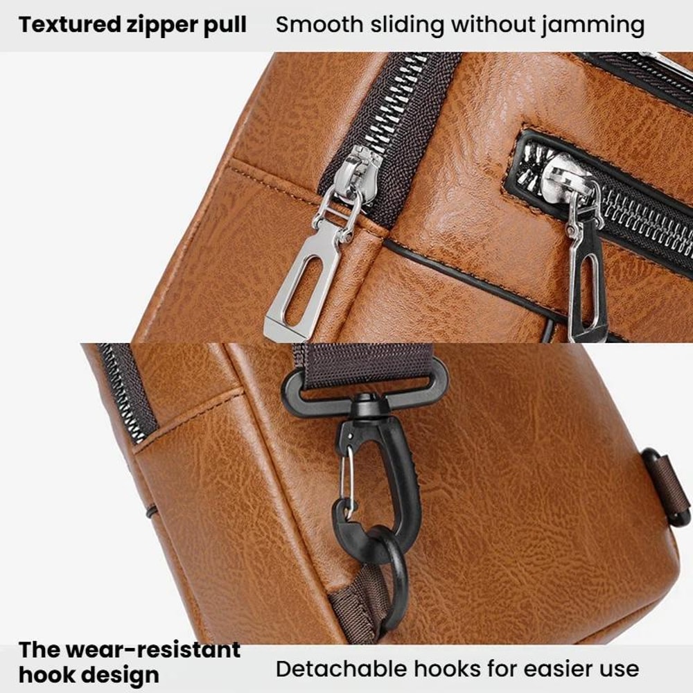 Water Resistant Men Chest Bag Lightweight Crossbody Backpack 7