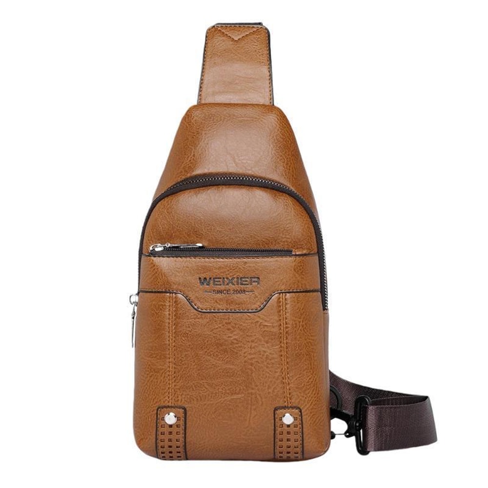Water Resistant Men Chest Bag Lightweight Crossbody Backpack 11