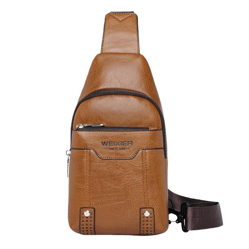 Water Resistant Men Chest Bag Lightweight Crossbody Backpack 11