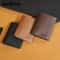 Men Vintage Slim PU Leather Travel Card Holder Wallet Compact Everyday Wallet 0