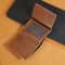 Men Vintage Slim PU Leather Travel Card Holder Wallet Compact Everyday Wallet 1