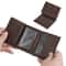 Men Vintage Slim PU Leather Travel Card Holder Wallet Compact Everyday Wallet 3
