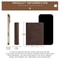 Men Vintage Slim PU Leather Travel Card Holder Wallet Compact Everyday Wallet 6