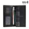 Men Vintage Leather RFID Wallet Long Bifold Zip Card Holder 3