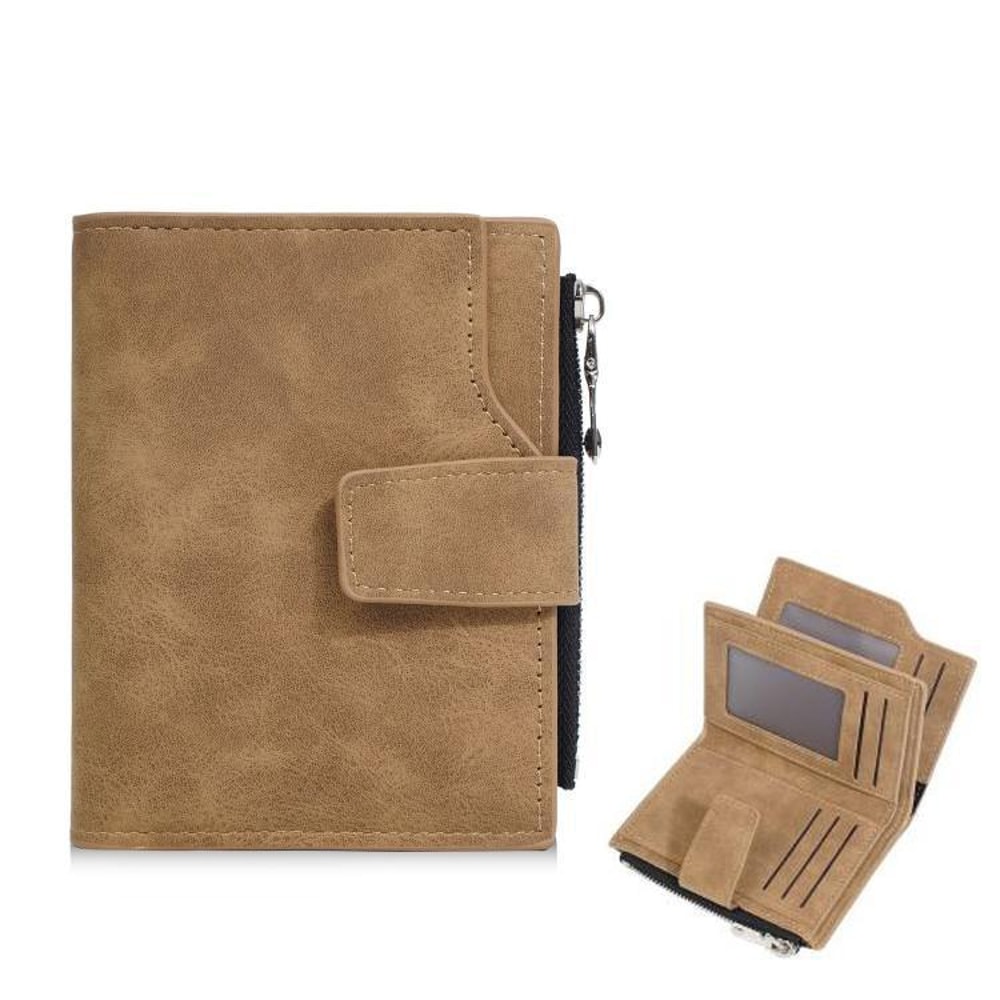 Premium Compact Trifold Wallet For Men Slim Vertical Minimalist Wallet 11