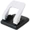 Metal 2 Hole Paper Punch With Ruler Precision Guide 35 Sheet Capacity 8