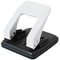 Metal 2 Hole Paper Punch With Ruler Precision Guide 35 Sheet Capacity 8