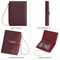 Pearl Chain Women Slim Wallet Compact Card Holder With Zipper Coin Pouch 6